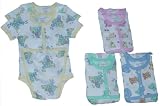 Spencer's 2-Pack Short Sleeve Grow with Me One-Piece Underwear (0-34 lbs)