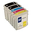 Sophia Global Remanufactured Ink Cartridge Replacement for HP 88XL (2 Black, 1 Cyan, 1 Magenta, 1 Yellow)