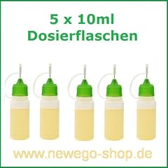 5 x 10ml Dosierflaschen mit Dosiernadel Ideal zum bef�llen von eGo-T ,Depots