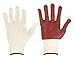 Condor Knit Gloves, Polyester/Cotton Material, Knit Wrist Cuff, Natural/Rust, Glove Size: S 4NGZ4-1 Each