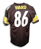 Autographed Hines Ward Pittsburgh Steelers Black Throwback Jersey