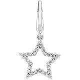 14K White Gold Diamond Star Charm - 0.16 Ct.