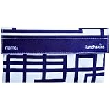 Reusable Cloth Snack Bag - Navy Blue Circuit