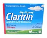 Claritin 24 Hour Non Drowsy Allergy Sinus Tablets - 10