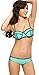 ebuddy Bright Structured Neoprene Bikini Set Wet Suit Swimsuit Swimwear(FBA)