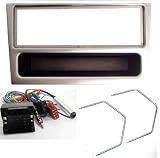VAUXHALL ASTRA/ZAFIRA/VXR SILVER STEREO/RADIO FITTING KIT FASCIA/FACIA AERIAL ADAPTOR ISO LEAD/KEYS