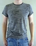 Men's Basic Burnout Crewneck T-Shirt