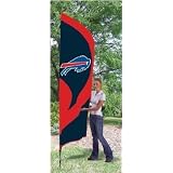 Buffalo Bills Tall Team Flags 8.5 ft x 2.5 ft NFL Football Fan Shop Sports Team...