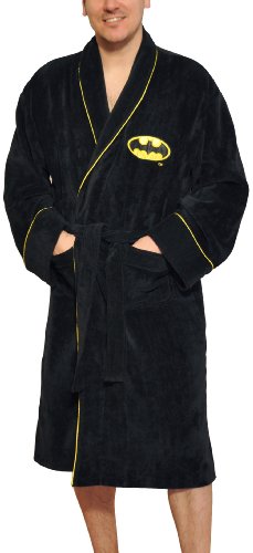 DC Comics Batman Bathrobe, Black