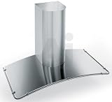 Review Futuro Futuro  / Futuro Futuro W36MINX Moon Inox Wall Mount Chimney Range Hood with 940 CFM Internal Blower, 4 Speed Electronic Controls, Halogen Lights, Curved Stainless Steel Panel and Convertible to Recirculation: 36 in. Width
