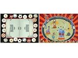 Magic Play 2MP45 Soccer Field/Circus Big Top Kids' Placemat Set 2-pc.