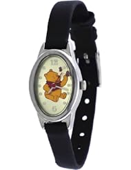 Disney #POH1 Womens Winnie the Pooh Oval Shape Leather Band Watch