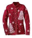 Winter Tree and Snowflake Cardigan Sweater - cod. B000X27F4E