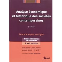 Analyse �conomique et historique des soci�t�s contemporaines