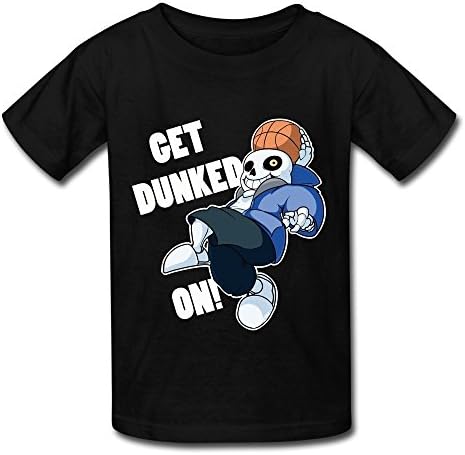 CaroStone Funny Undertale Sans Get Dunked On Tee Black for Youth