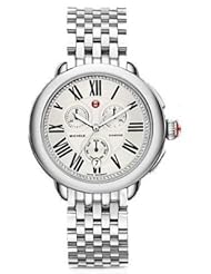 Michele Serein Chronograph Diamond Stainless Steel Ladies Watch MWW21A000019