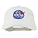 NASA Insignia Embroidered Pigment Dyed Cap - White