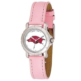Arkansas Razorbacks Ladies/Child Pink Player Series Watch - NCAA College Athletics