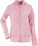 Northwestern Womens Zip Front Hoody Sweatshirt (Pink)