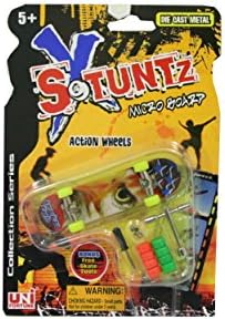 Stuntz Finger Skate Board Tech Trick Deck Board With Tool And Changable Wheels Metal Trucks