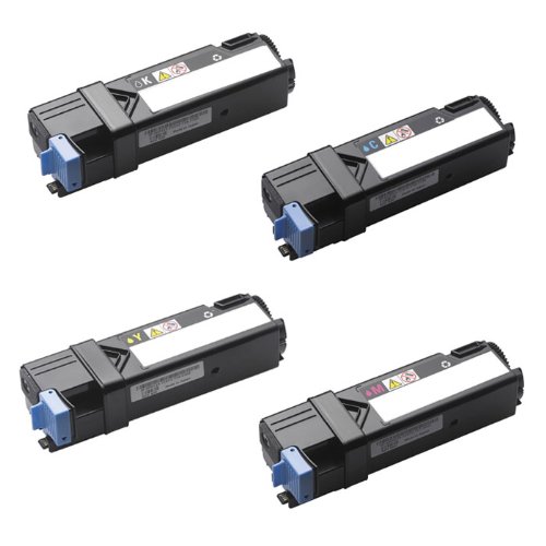 HI-VISION HI-YIELDS ® Compatible Toner Cartridge Replacement for Dell 1320 (1 Black, 1 Cyan, 1 Yellow, 1 Magenta, 4-Pack)