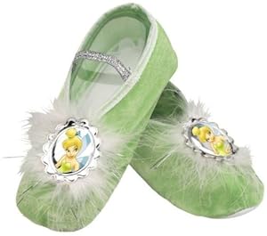 Tinker Bell Ballet Slippers,One Size Child