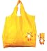 Reusable Shopping Tote Bag - Folded into a Duck - Yellow