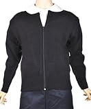 IMAGE OF T.Q. Knits Control-Pil Zip-up Cardigan (Sizes 8-20) - navy, 8 - 10