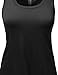 Plus4u Women's Basic Solid Sleeveless Plus Size Tank Top