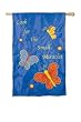 Look for the Small Miracles Regular Size Applique Flag