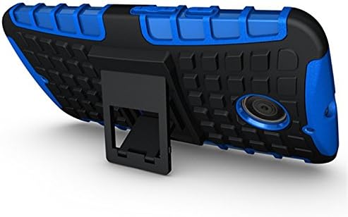 MOTO X2, X+1 Case, Shock Proof Dual Layer Hybrid Defender Series Cover Case for Motorola X2, X+1 (2014 2nd Gen) - Blue