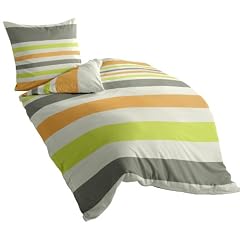 Bierbaum 6048_03 Mako-Satin Bettw�sche Dessin 135 x 200 cm, orange