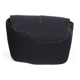 OP/TECH USA 7401084 Soft Pouch -Digital D-Compact, Neoprene Pouch for Compact Digital Camera (4.75 x 3.5 x 3 Inch) - Black