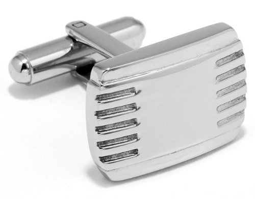 Low Price Stainless Steel Modern Cufflinks in a Nice Gift Box (ck13)