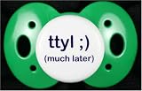 Lots 2 Say Baby Pacifier - TTLY - Green - Made in the USA