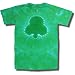 Tie Dye Mania Green Shamrock Tie-Dye Youth Short Sleeve T-shirt