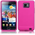 Samsung i9100 Galaxy S2 Hot Pink Silicone Skin Case Cover The Keep Talking Shop Samsung i9100 Galaxy S II Accessories