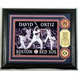 David Ortiz Dominance Photo Mint W/24Kt Gold Coin And Authentic Infield Dirt Coin