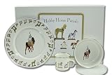 Golden Rabbit Hobby Horse Boy Enamelware Children's Dinnerware Set