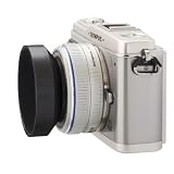 エツミ 一眼レフ用アクセサリー メタルフードW-L ブラック 37mm E-6266の画像