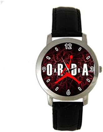 Jordan Logo Custom leather fashion watch men and women