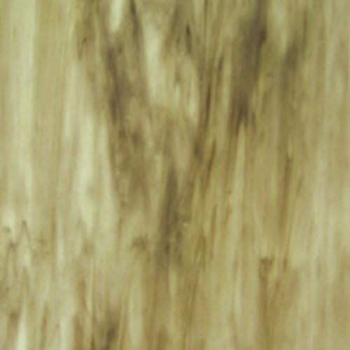 Medium Grey-Brown, White Wispy Wissmach Stained Glass Sheet - 8" X 12" (.67sf)