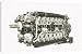Canvas Prints of Napier Halford Dagger VIII engine from Mary Evans