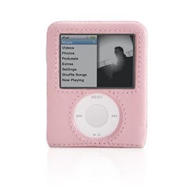 Click here to buy Griffin Elan Form Hard-Shell Leather Case for iPod nano 3G (Pink) by Griffin Technology.