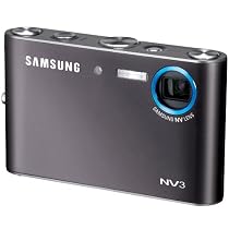 Samsung NV3 Digital Camera With MP3 and PMP - Black (7MP, 3 x Optical Zoom) 2.5 inch LCD