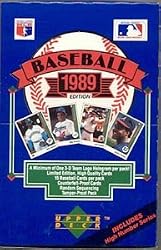 1989 Upper Deck High Series Baseball Card Unopened Hobby Box (Griffey, Johnson, Smoltz, Biggio RC's)