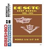 1952 1953 DESOTO S-SERIES S16 S17 S18 Shop Manual CD by Chrysler