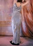 Christian Dior - $2480 New CHRISTIAN DIOR Velvet Silk Logo Dress Gown 10 42
