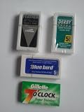 20 FEATHER BLUEBIRD 7 O'clock & DERBY DE Blade Sampler FBGD