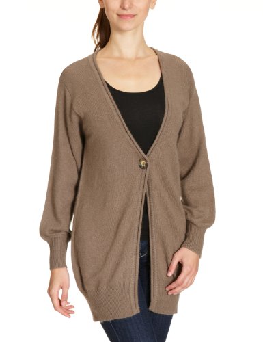VERO MODA Damen Strickjacke 10069281, Gr. 40 (L), Beige (HEMP SAND) Preisvergleich